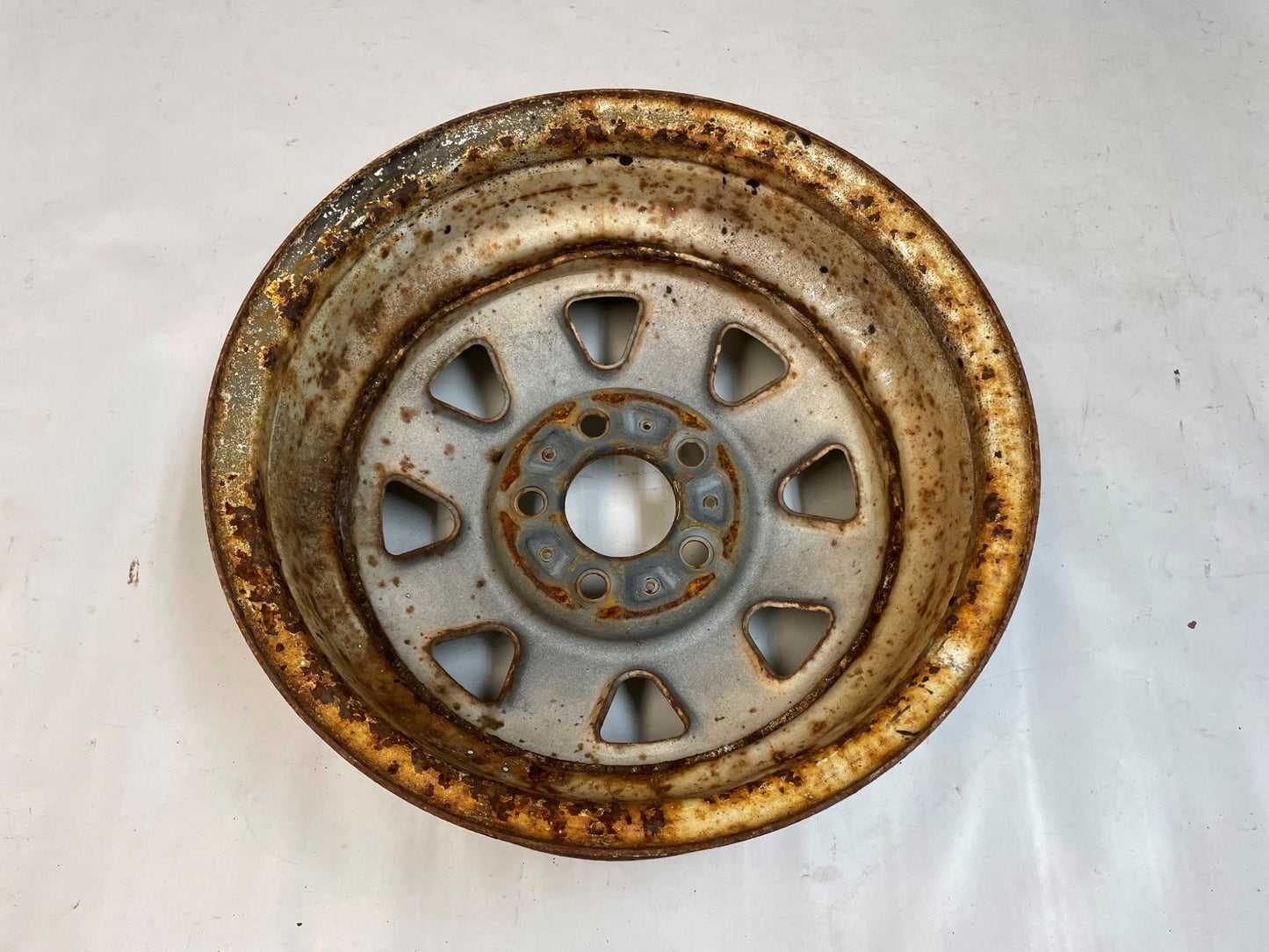 Jeep 15" x 7" steel wheel YJ XJ MJ TJ Wrangler Cherokee Comanche White FREE SHIP