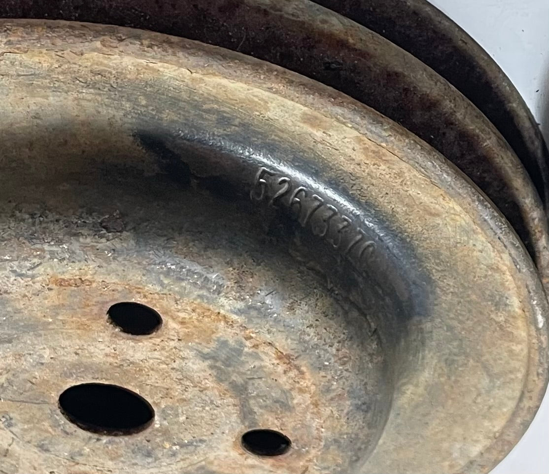 Jeep AMC Pontiac iron duke fan pulley 4 cylinder 151ci. 2.5 CJ5 CJ7 GM 562733ZC
