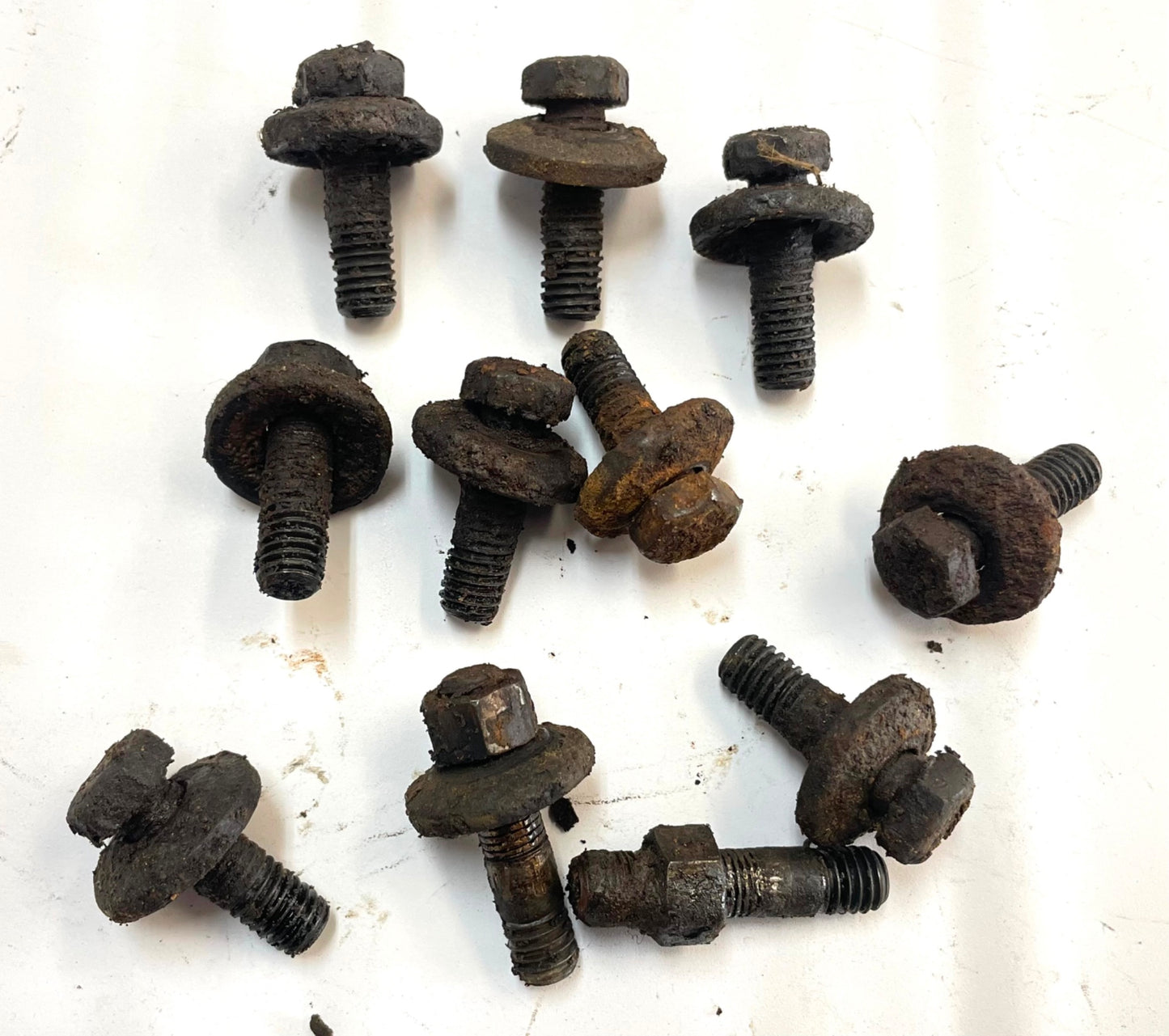 Jeep YJ Wrangler 4.0 six cylinder intake exhaust manifold bolts FREE SHIPPING