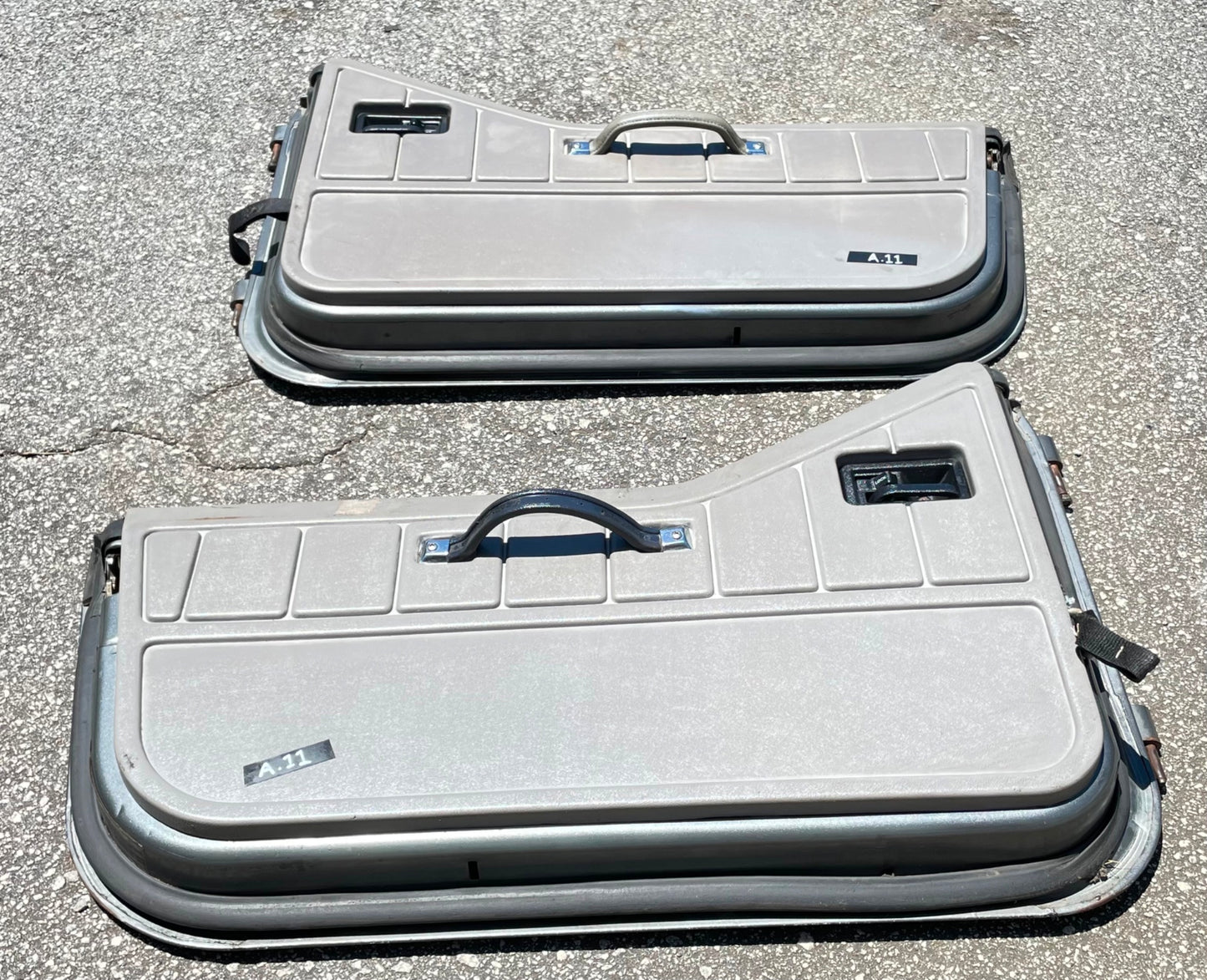 Jeep Wrangler Half Doors YJ CJ7 Factory Steel Door grey fits 81-95