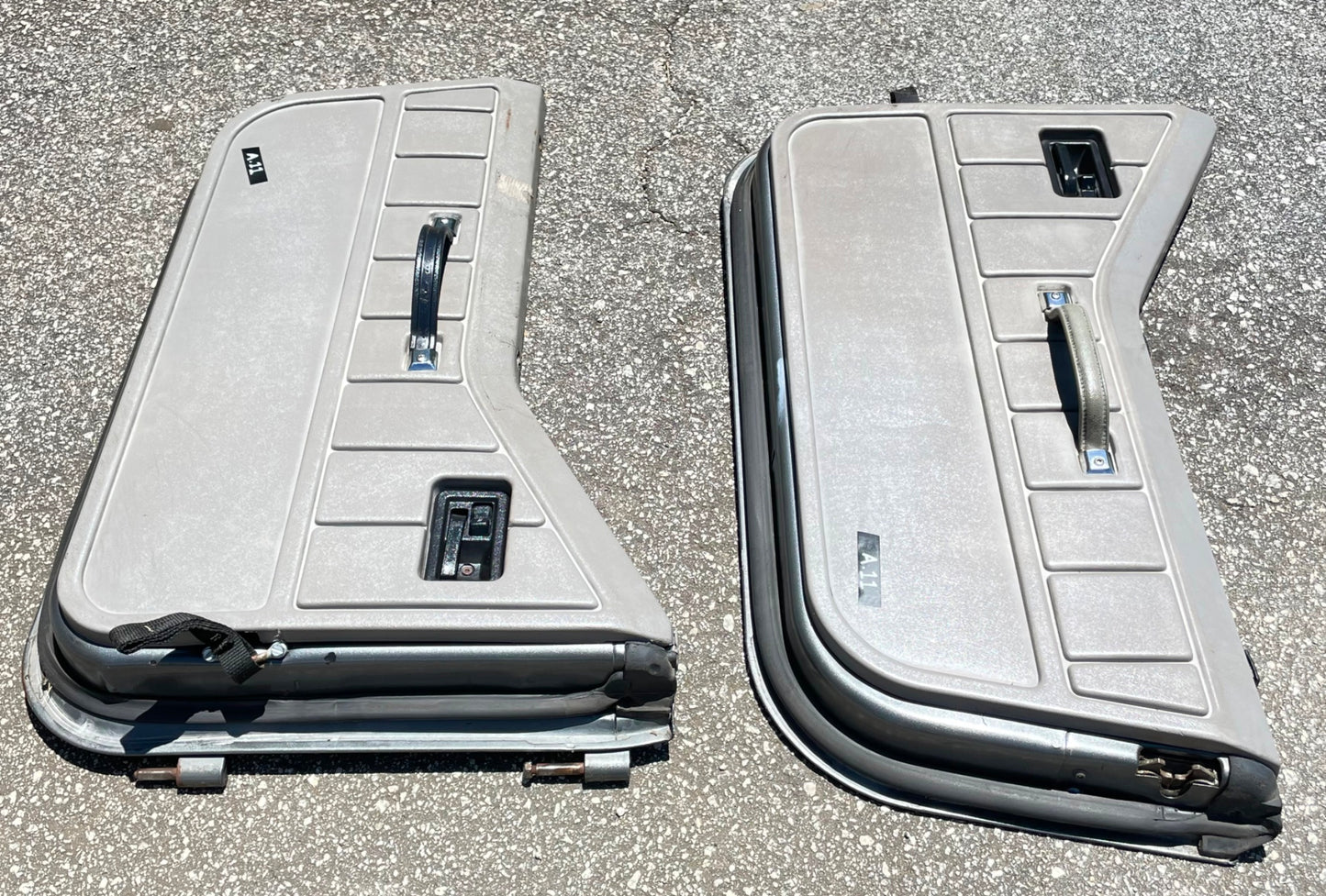 Jeep Wrangler Half Doors YJ CJ7 Factory Steel Door grey fits 81-95