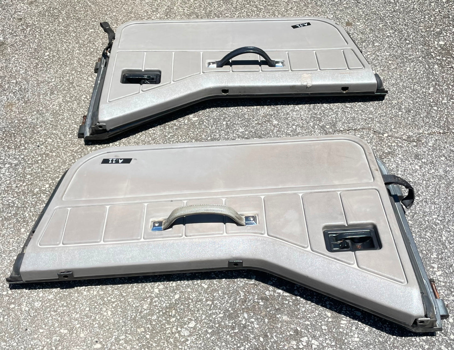 Jeep Wrangler Half Doors YJ CJ7 Factory Steel Door grey fits 81-95