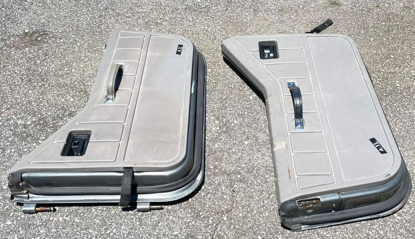 Jeep Wrangler Half Doors YJ CJ7 Factory Steel Door grey fits 81-95