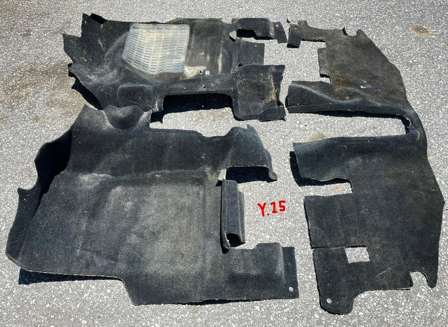 Right Hand Drive Jeep TJ Wrangler Black front carpet set 03 04 05 06