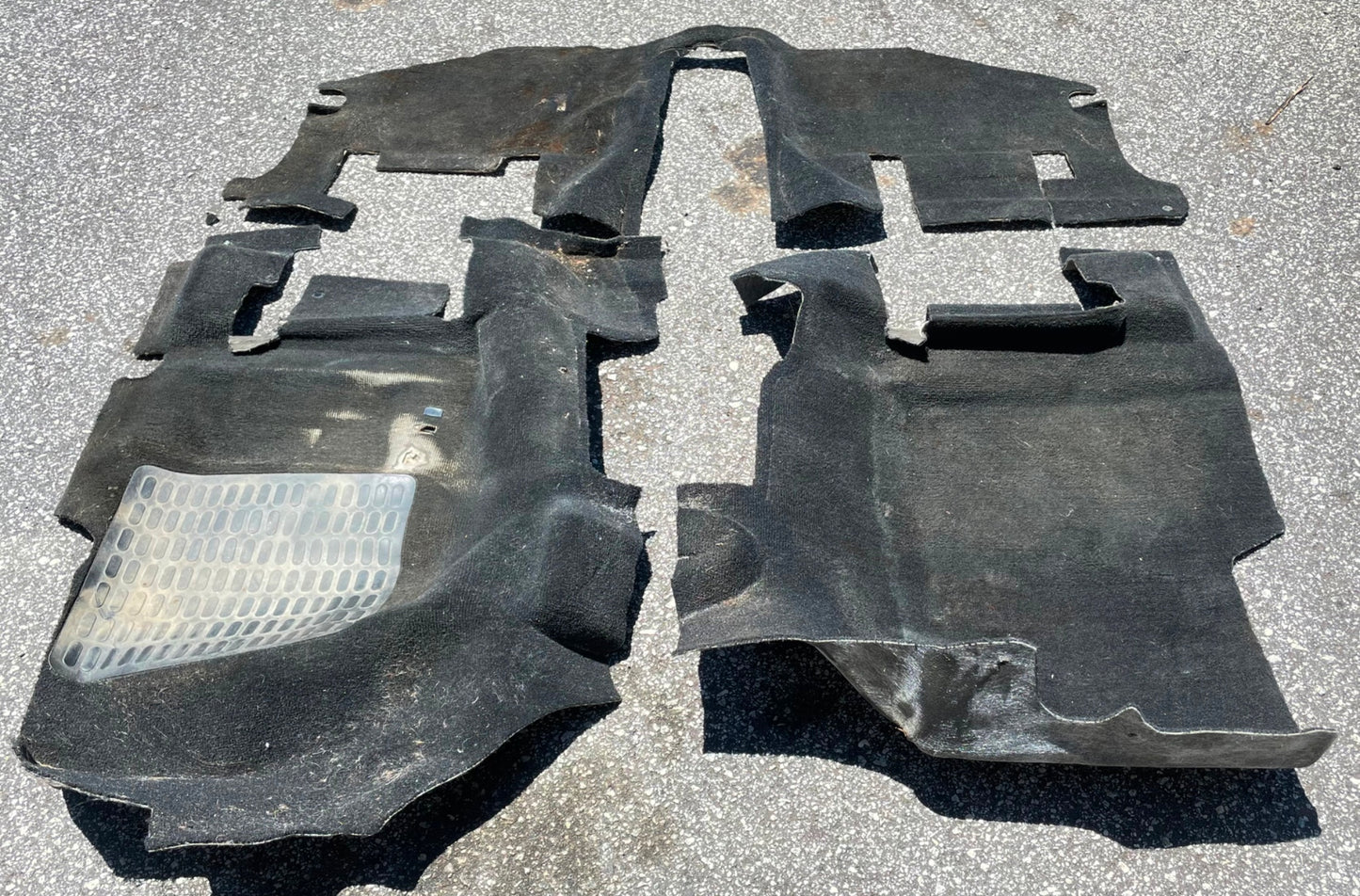 Right Hand Drive Jeep TJ Wrangler Black front carpet set 03 04 05 06