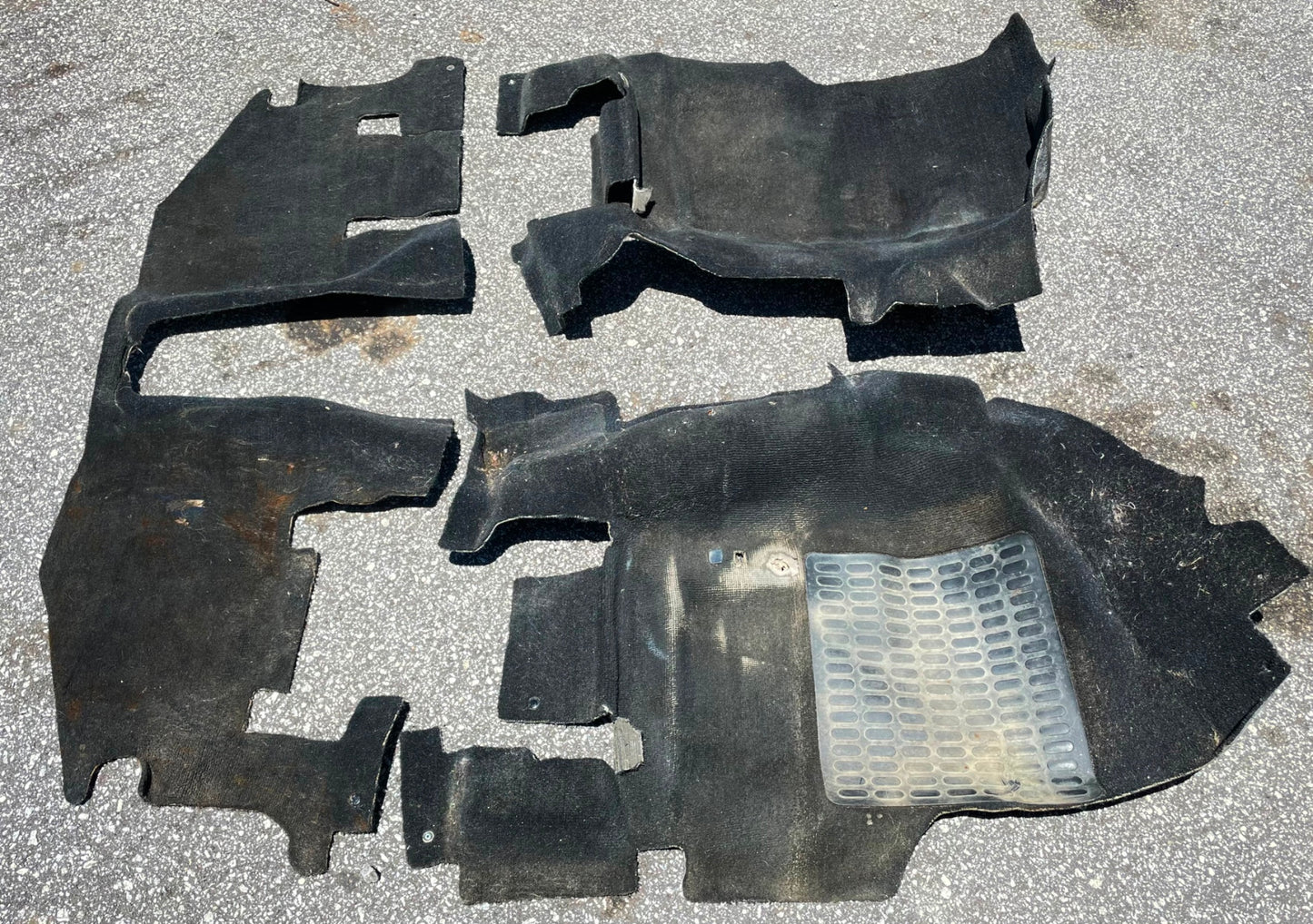 Right Hand Drive Jeep TJ Wrangler Black front carpet set 03 04 05 06