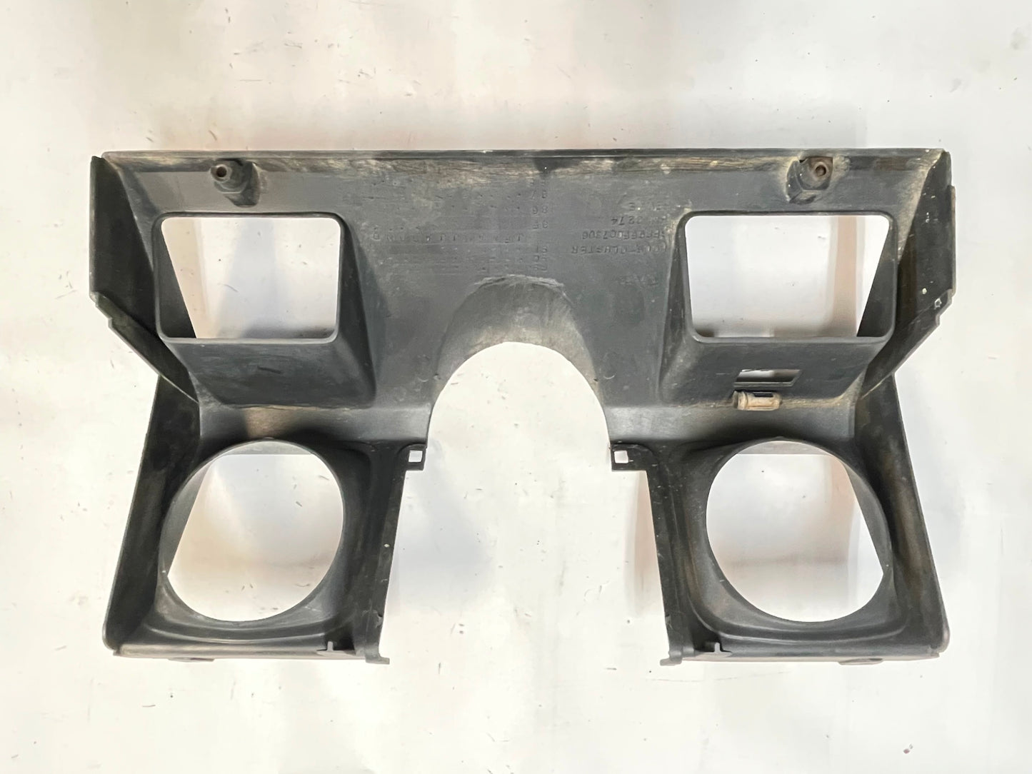 Jeep YJ dash trim 87-95 Wrangler glove box column radio OE gray painted black
