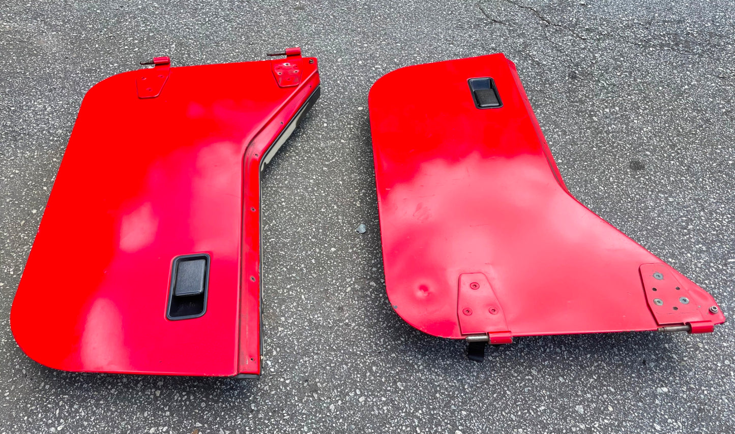 Jeep Half Doors YJ CJ7 Wrangler Factory Steel Door FREE SHIPPING RED