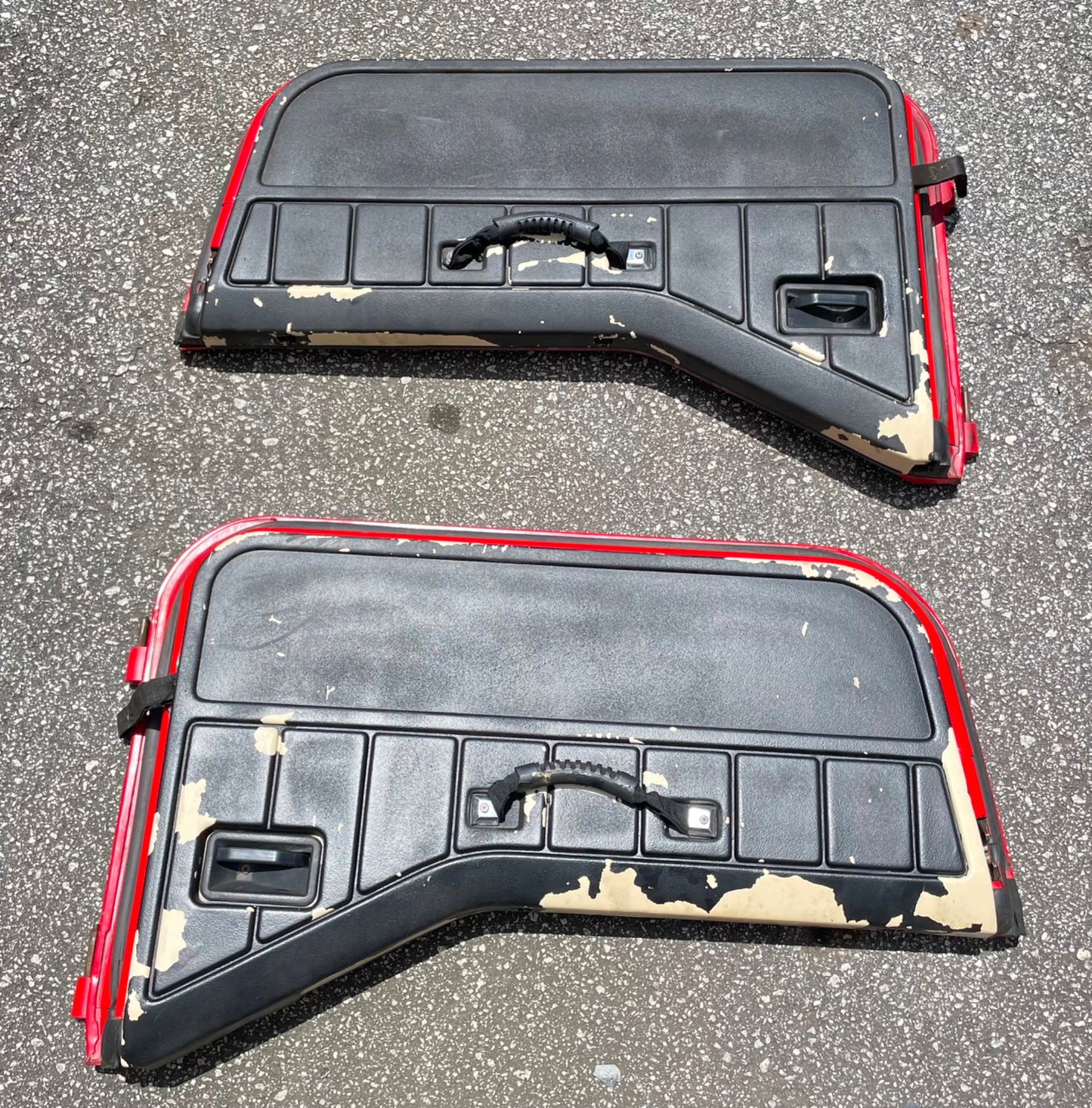 Jeep Half Doors YJ CJ7 Wrangler Factory Steel Door FREE SHIPPING RED