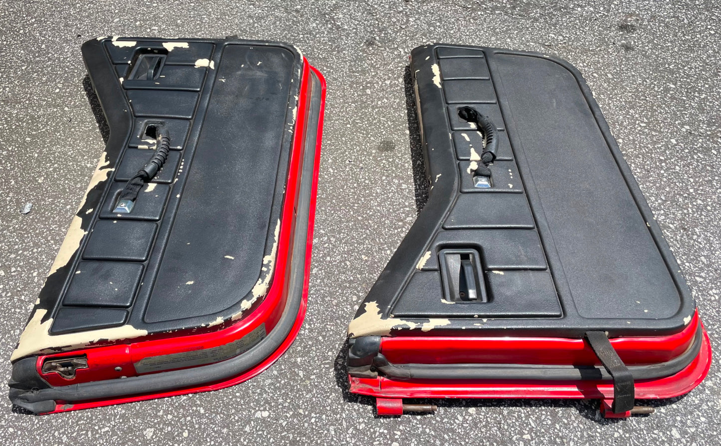Jeep Half Doors YJ CJ7 Wrangler Factory Steel Door FREE SHIPPING RED