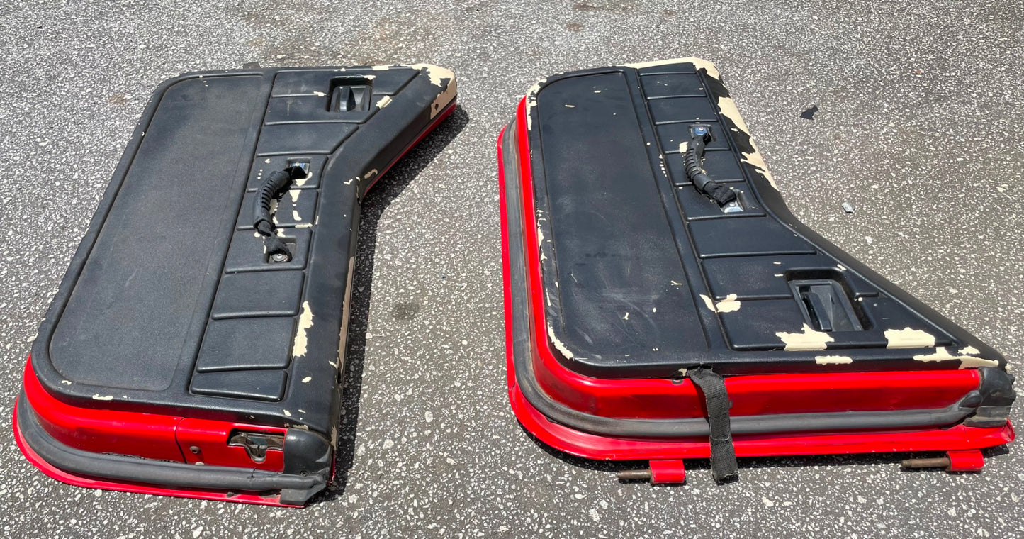 Jeep Half Doors YJ CJ7 Wrangler Factory Steel Door FREE SHIPPING RED