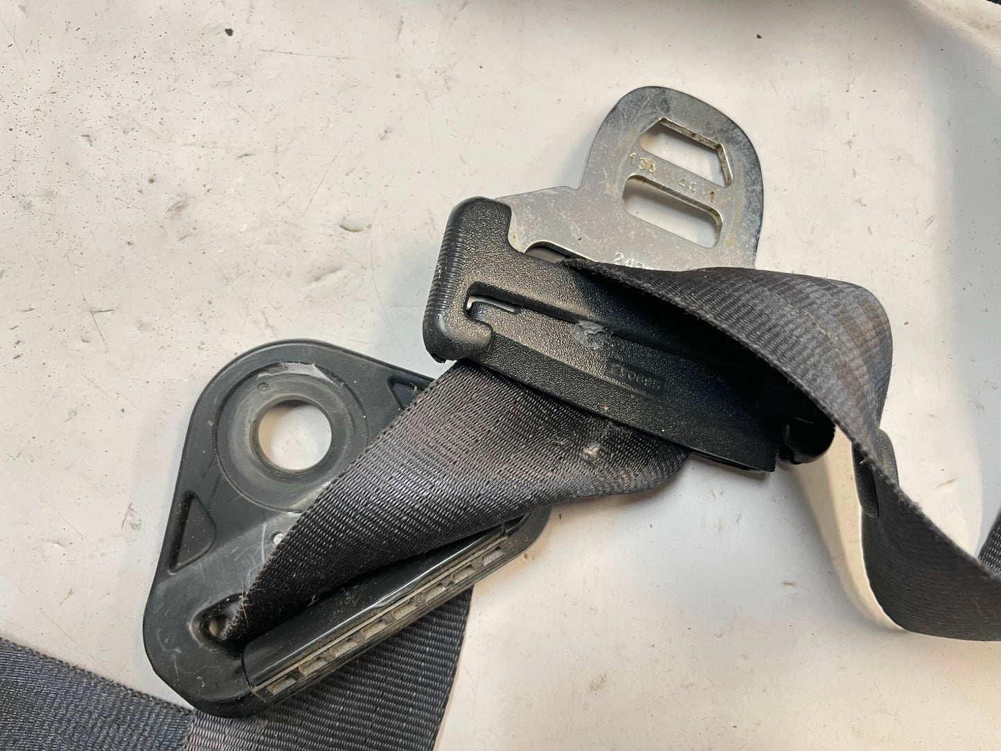 Jeep YJ Wrangler front seat belt shoulder harness Passenger Right fits 92-95 !