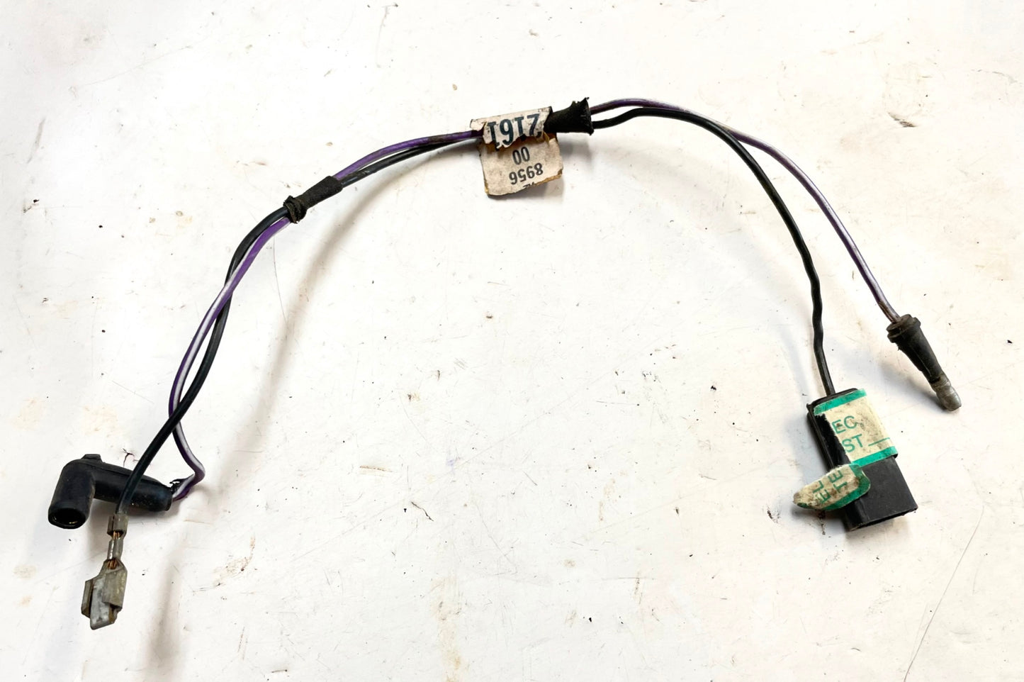 Jeep YJ Wrangler 12 volt cigarette ash tray wiring pig tail plug factory 87-95