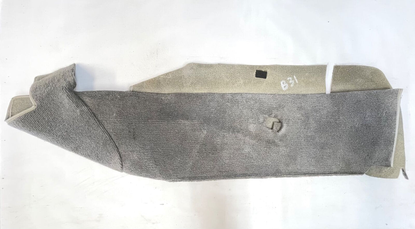 Alfombra gris para el paso de rueda trasero izquierdo/derecho de Jeep YJ Wrangler, compatible con modelos 87-91, ENVÍO GRATIS 