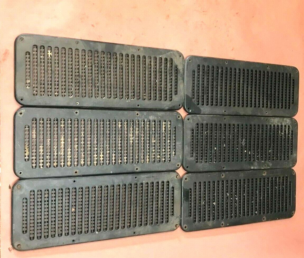 Ventilación de plástico para Jeep YJ Black Cowl, compatible con Wrangler 87-95 de 8 orificios 