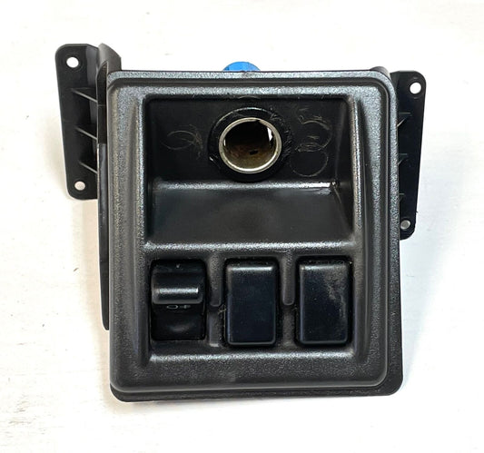 Interruptor de luz antiniebla con bisel para toma de corriente de 12 voltios Jeep TJ, tablero de instrumentos, Wrangler 97-02 