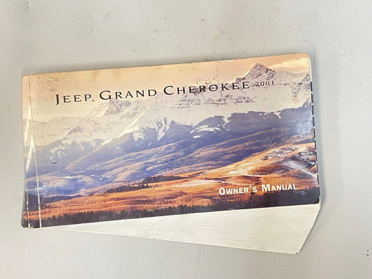 Manual del propietario del Jeep Grand Cherokee 2001 01 WJ 