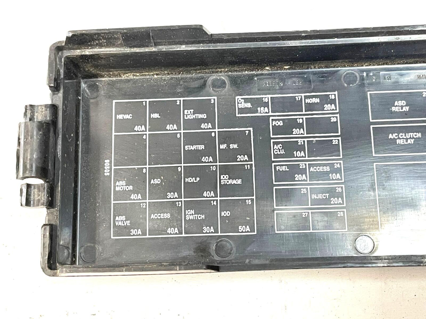 Tapa de la caja de fusibles del motor Jeep TJ 52503 compatible con Wrangler 01-06 ENVÍO GRATIS 