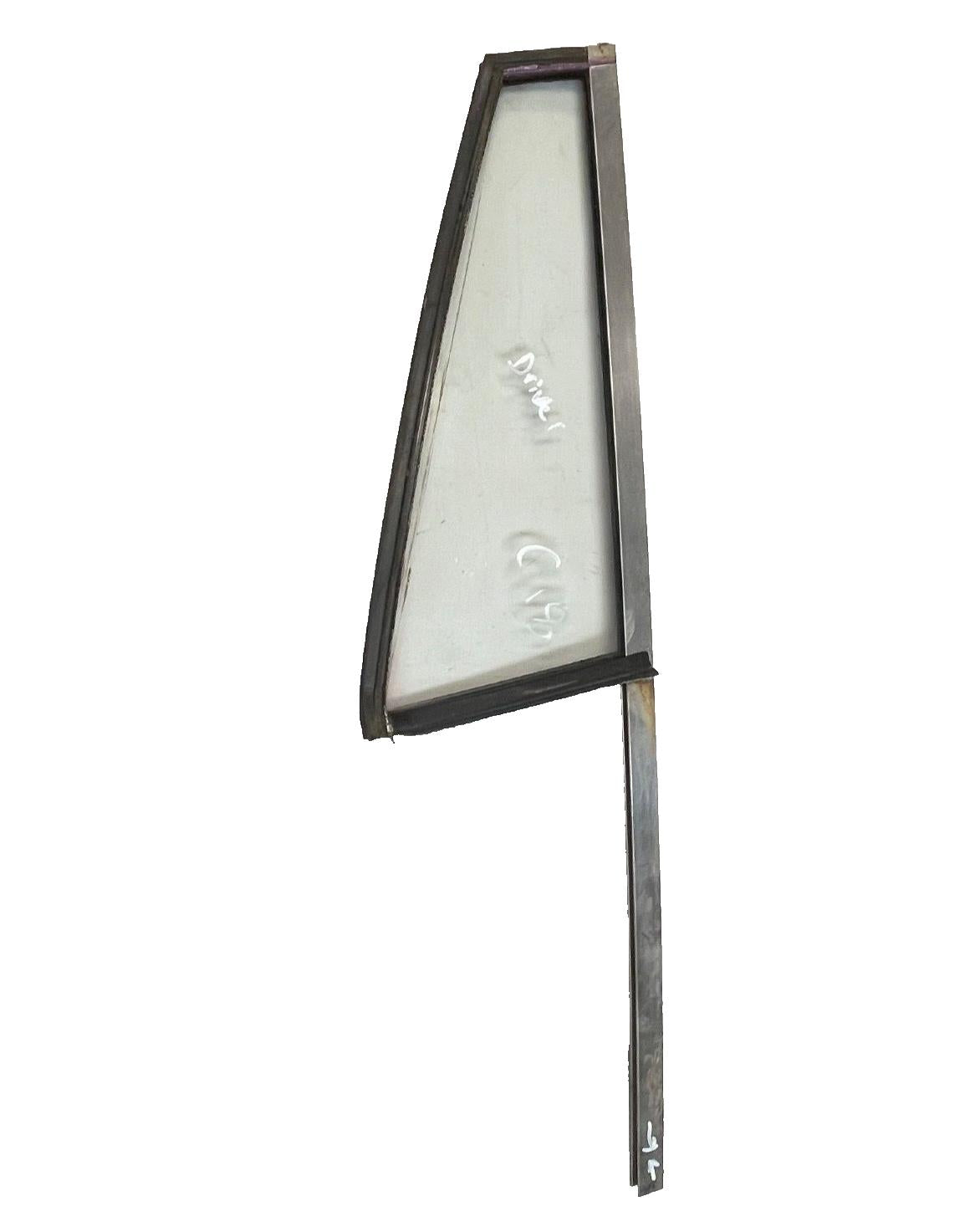 Ventana de ventilación de vidrio para Jeep CJ7, lado del conductor, puerta dura completa, ala de fábrica, compatible con modelos 76-81 