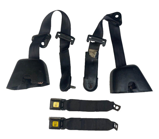 Cinturones de seguridad traseros para Jeep YJ, cinturón de hombro con hebilla hembra, compatible con Wrangler 92-95 