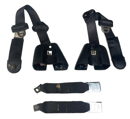 Cinturones de seguridad traseros para Jeep YJ, cinturón de hombro con hebilla hembra, compatible con Wrangler 92-95 