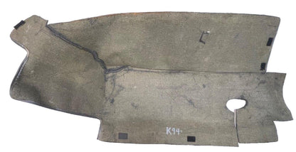Jeep YJ grey passenger fender well carpet right 87-91  Wrangler Wheel well