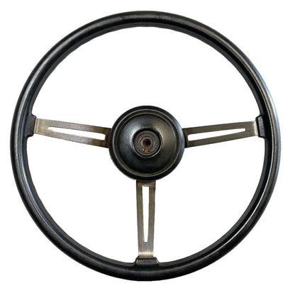 Jeep CJ steering wheel CJ5 CJ7 76-86 AMC horn button black J10 Cherokee AMC FSJ