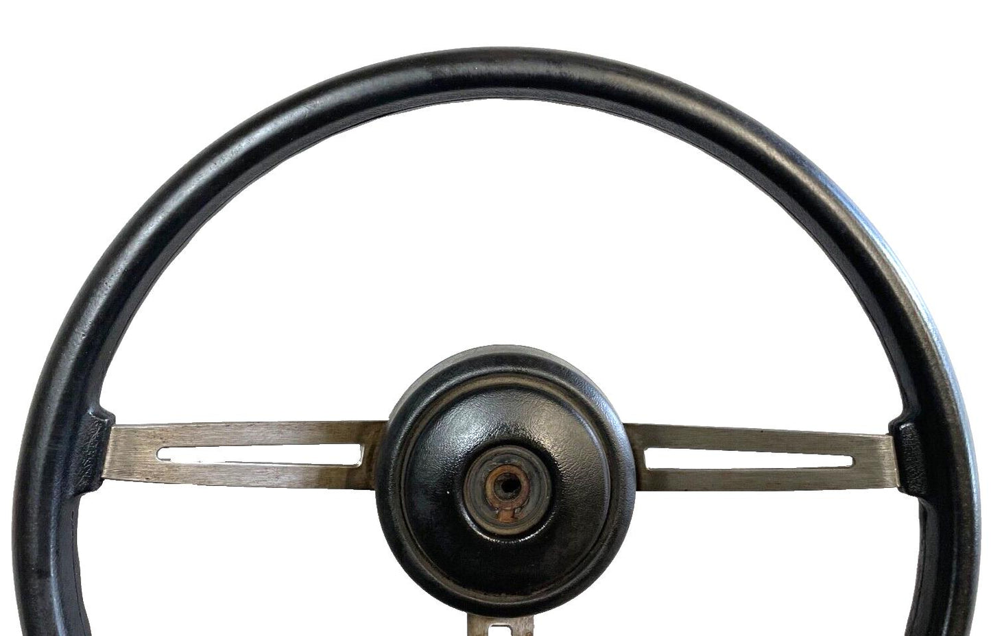 Jeep CJ steering wheel CJ5 CJ7 76-86 AMC horn button black J10 Cherokee AMC FSJ