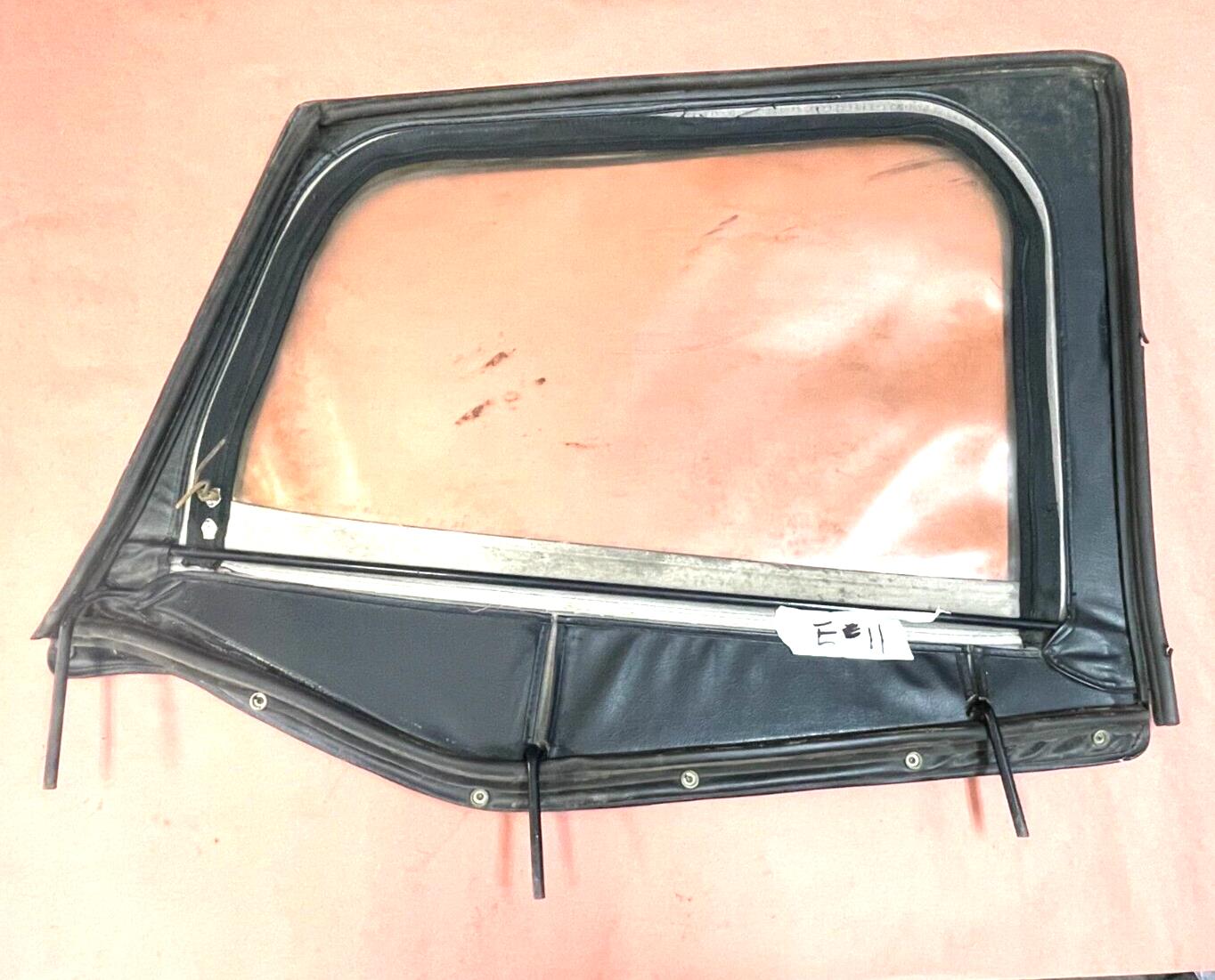 Jeep YJ Media puerta superior con marco de metal Parte superior estilo fábrica del lado del pasajero ¡Negro! 