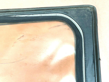 Jeep YJ Media puerta superior con marco de metal Parte superior estilo fábrica del lado del pasajero ¡Negro! 
