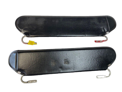 Par de viseras de fábrica para Jeep YJ Black Sun Visors, izquierda y derecha, 87-95 Wrangler, ENVÍO GRATIS 