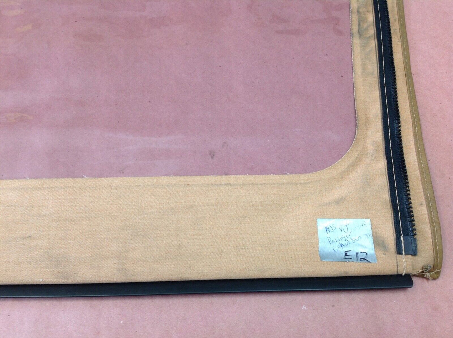 Ventana del pasajero del Jeep YJ de fábrica, techo blando Chrysler con puertas duras, ¡¡¡Wrangler derecho!!! 
