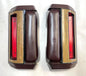 Apoyabrazos de puerta delantera Jeep Grand Wagoneer FSJ panel interior granate 