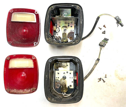 Jeep YJ Wrangler Tail Light Taillight Driver and Passenger light 87-91 lights