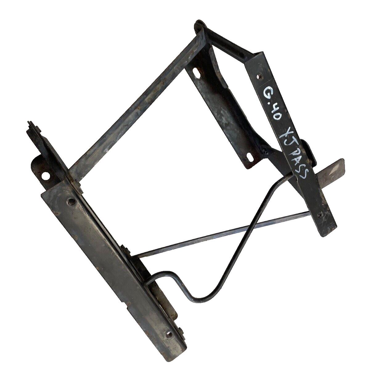 Soporte de asiento delantero de pasajero para Jeep YJ Wrangler, plegable, abatible, lado derecho, compatible con modelos 91-95 