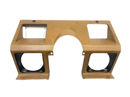 ¡Embellecedor del tablero del tacómetro y velocímetro del Jeep YJ en color Spice Tan Wrangler, columna de dirección! 