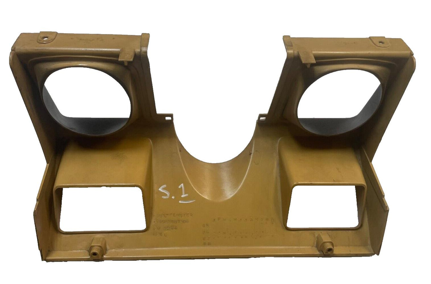 ¡Embellecedor del tablero del tacómetro y velocímetro del Jeep YJ en color Spice Tan Wrangler, columna de dirección! 