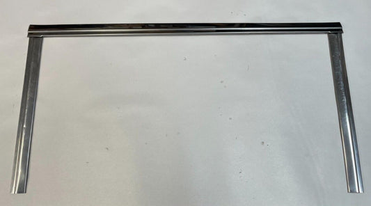 Full size Jeep Wagoneer Cherokee chrome passenger rear door window trim