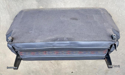 Jeep TJ Wrangler back Seat with brackets Dark Grey factory folding rear  Gray