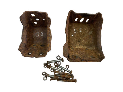Jeep CJ 6 cylinder motor mounts 4.2  CJ5 CJ7 CJ8 AMC frame side mount 258 232