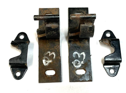 Jeep YJ back seat brackets fits 87-95 Wrangler rear set FREE SHIPPING