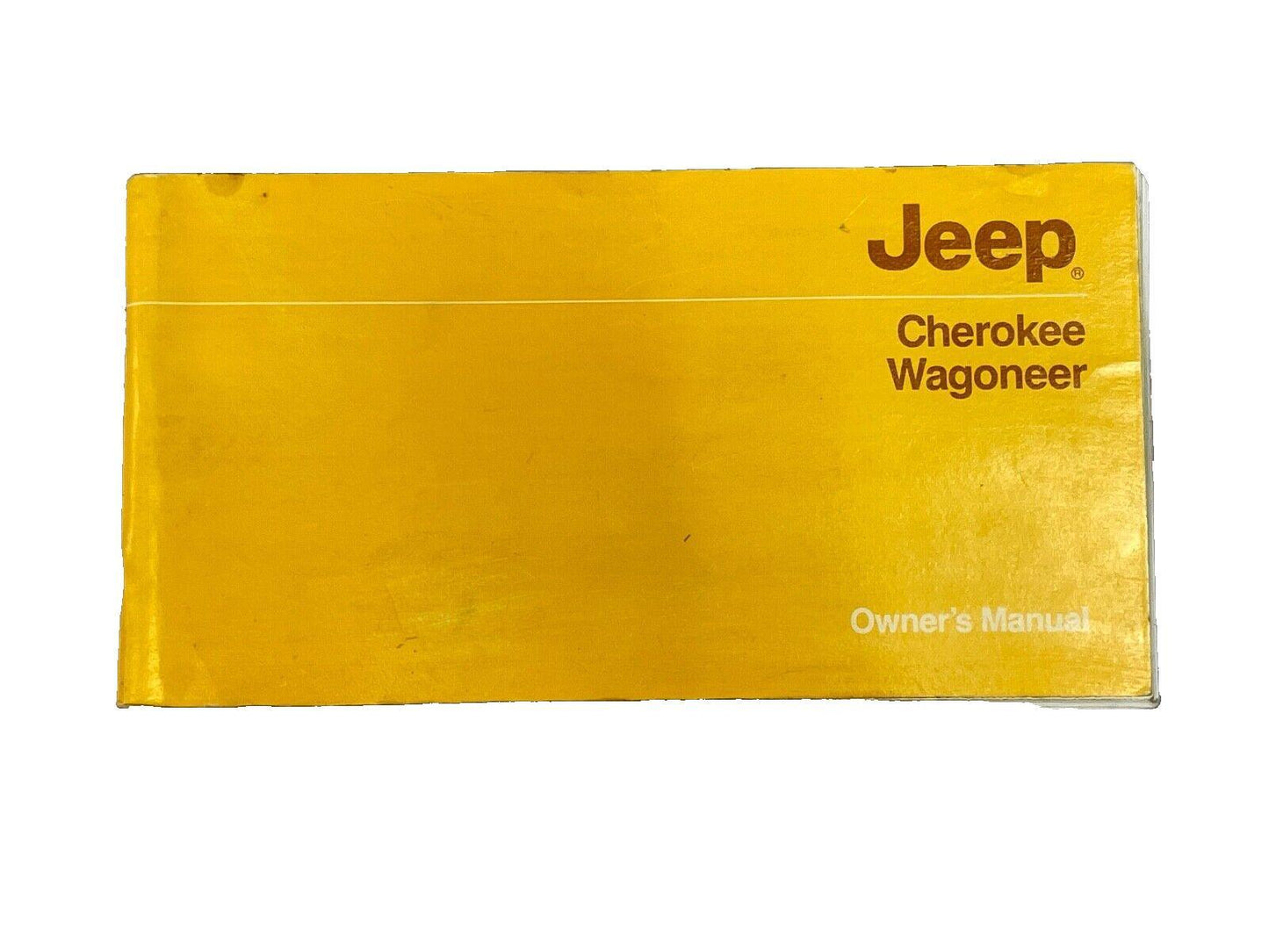 85 Jeep XJ Cherokee Owners MANUAL Warranty Booklet Info Maintenance Guide