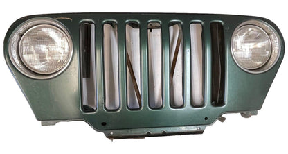 Jeep TJ Wrangler Grill Forest Dark Green fits  98-06 Grille head lights bezels!