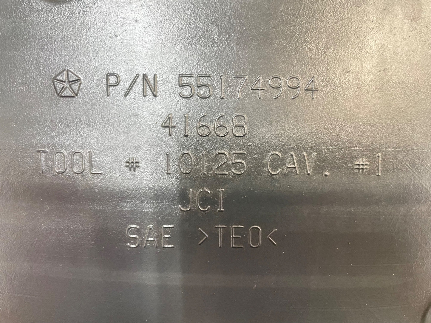 Jeep TJ license plate bracket holder OEM Rear Mount fits 97-06 Wrangler