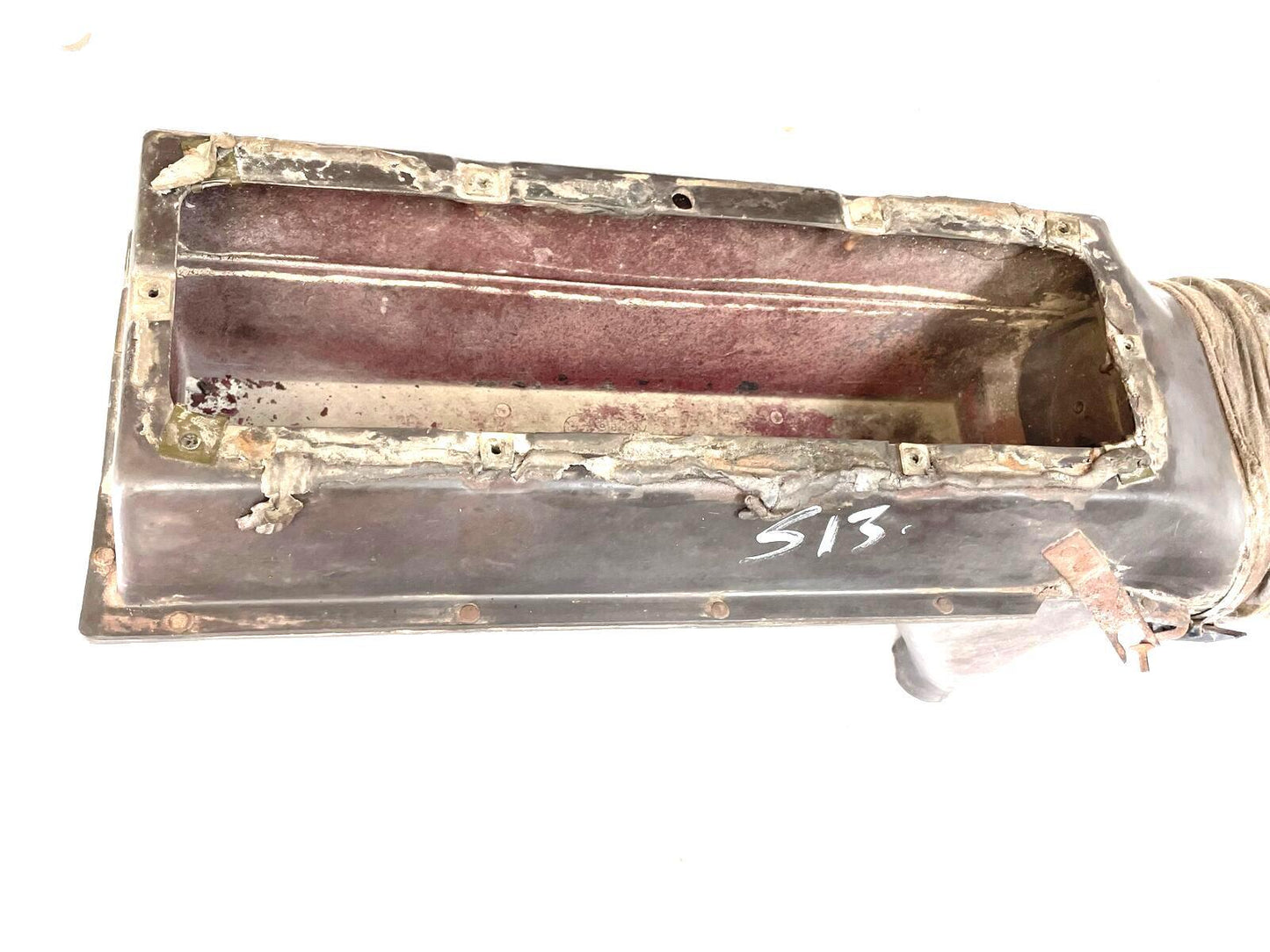 Jeep CJ 72-77 upper heater box fresh air intake cowl vent fits CJ5 CJ7 hose duct