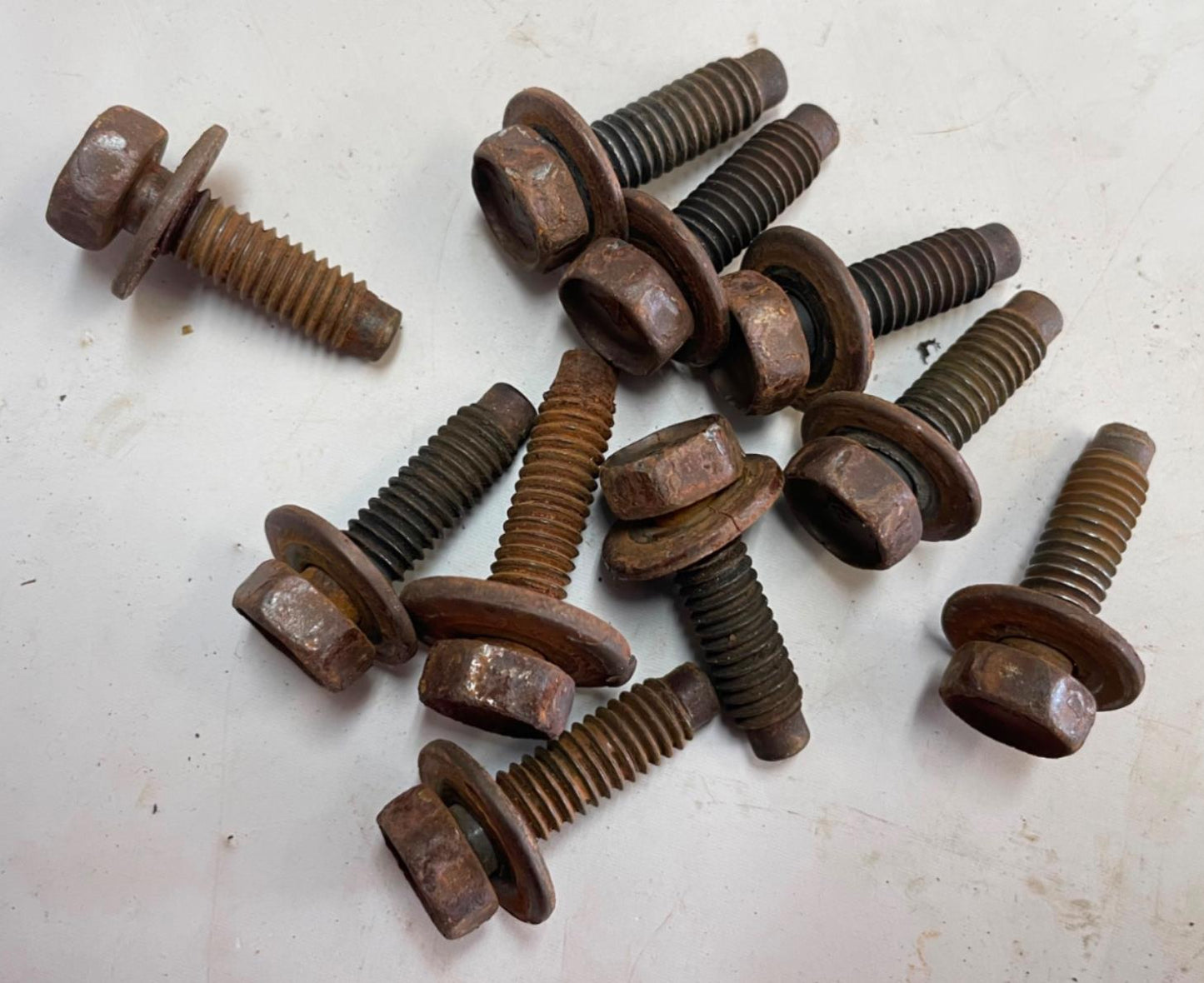 Jeep brown hood hinges bolts CJ5 CJ7 CJ8 Factory