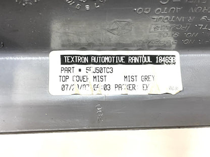 Jeep Wrangler TJ Mist Grey Dash Top Trim Cover Defrost Vent Bezel Gray FACTORY