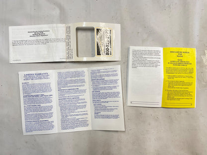 Jeep 03 Wrangler TJ Owners MANUAL and Maintenance log book RIGHT HAND DRIVE