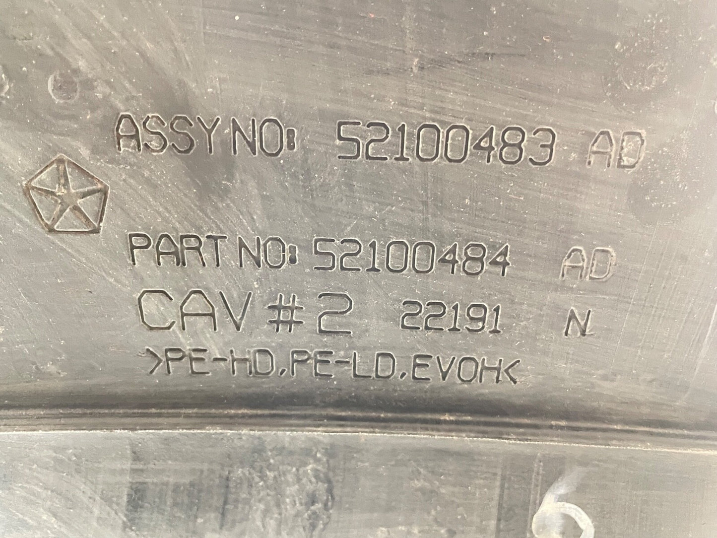 Jeep 03-04 Wrangler TJ 19 Gallon Poly Plastic Gas Fuel Tank 52100484AD FREE SHIP