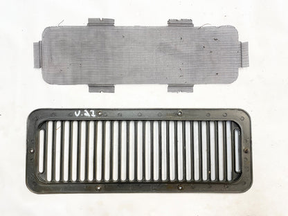 Jeep YJ 8 Hole cowl vent with screen 87-95 Wrangler silver FREE SHIP